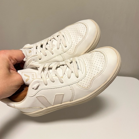 VEJA V-10 CWL SNEAKERS FULL WHITE WOMEN'S US 10 EU 41 - Picture 10 of 14